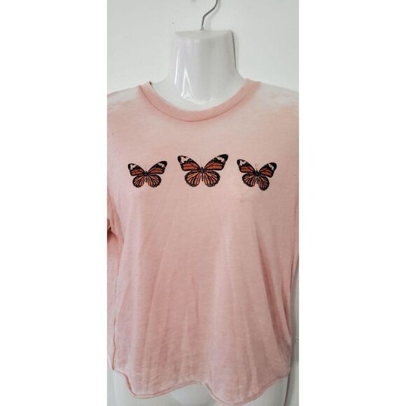 Rebellious One Short Sleeve Butterfly T-Shirt XS P - Picture 3 of 9